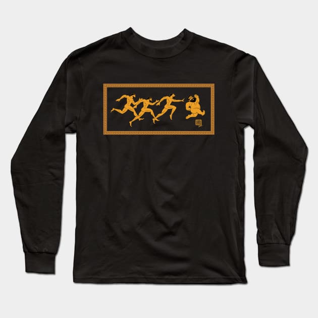 Greek Chasers Gonna Chase! Long Sleeve T-Shirt by BEarMUSEMENT